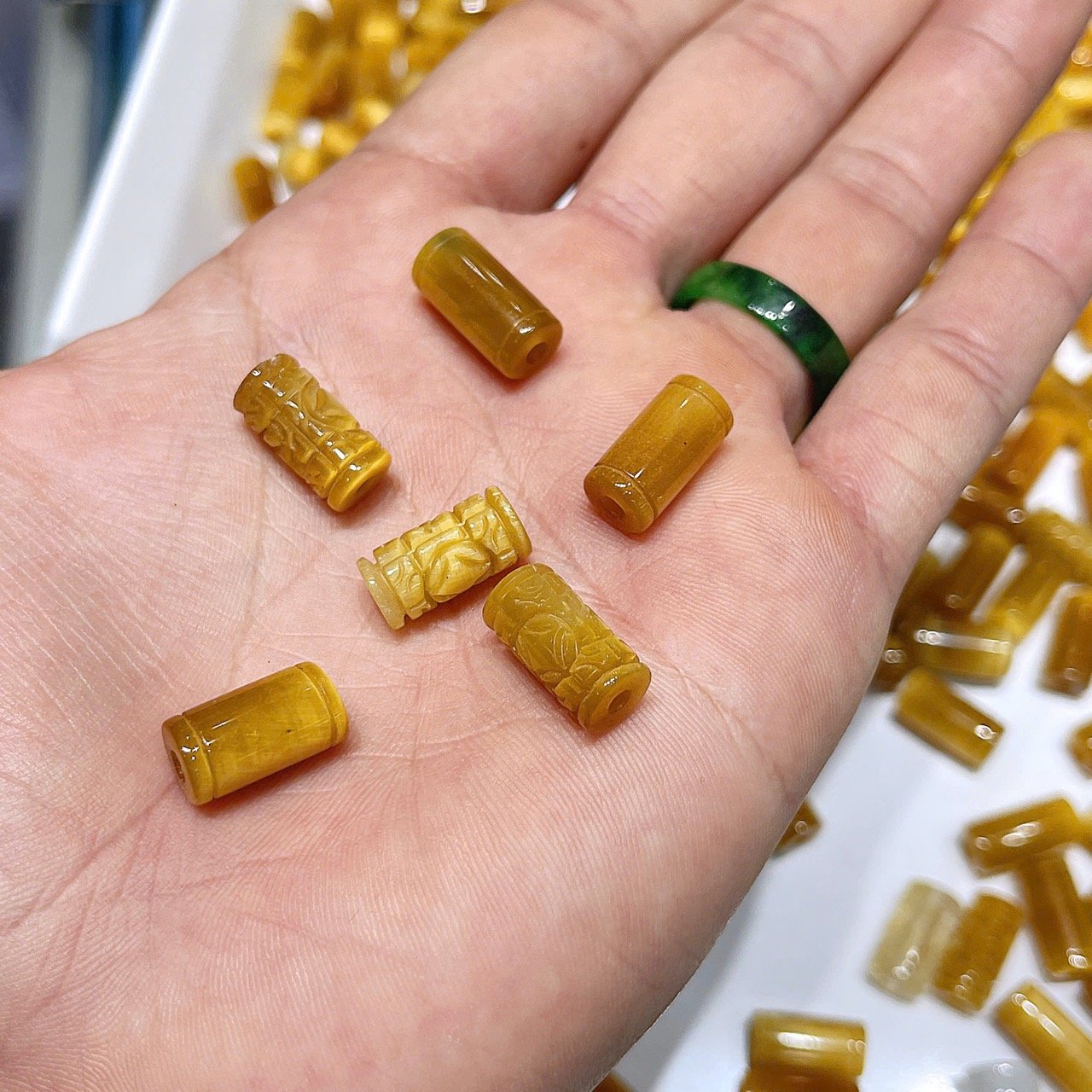 Lu Mắt Hổ Vàng Tâm Hàng Vip – Không Ruồi, Vân Đẹp, Chuẩn Phong Thủy